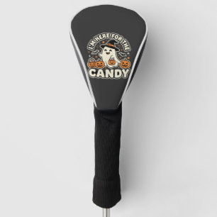 Couvre-club De Golf Bonbons Halloween Fantôme Citrouille Design