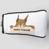 Couvre-club De Golf Bonjour ami Funny Squirrel (Devant)