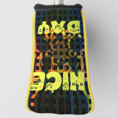 Couvre-club De Golf Bonne journée et meilleure nuit (Tourné à 90°)