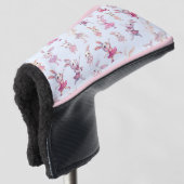 Couvre-club De Golf Bonnets roses mignons Motif dansant (Devant 3/4)
