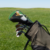Couvre-club De Golf Bordure Collie Chien (In Situ)