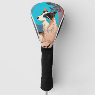 Couvre-club De Golf Bordure Collie Dog 005 - Bruno Pokopen