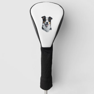Couvre-club De Golf Bordure face Collie