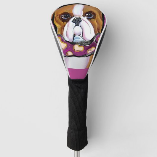 COUVRE-CLUB DE GOLF BOULEDOGUE (Devant)