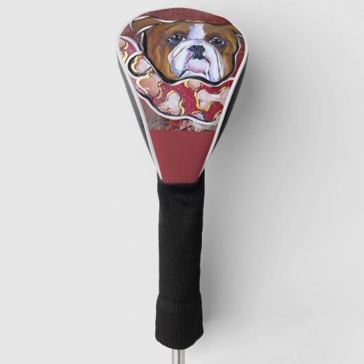 Couvre-club De Golf Bouledogue (Devant)