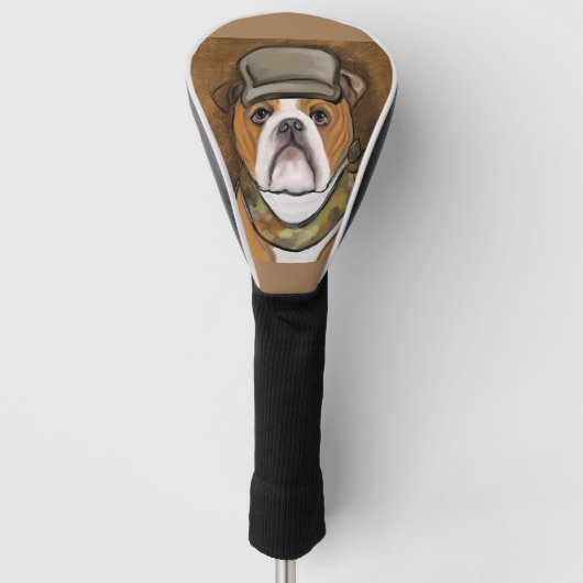 Couvre-club De Golf Bouledogue (Devant)
