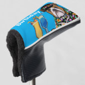 Couvre-club De Golf Bouledogue (Devant 3/4)