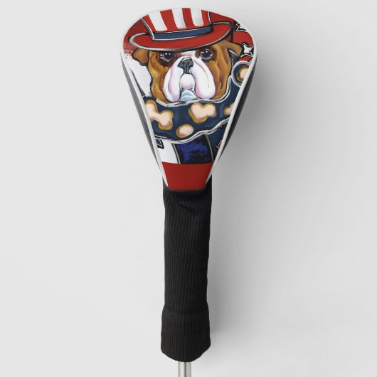 Couvre-club De Golf Bouledogue            (Devant)