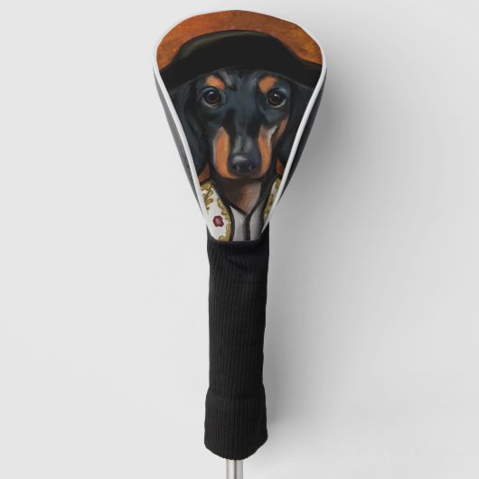 Couvre-club De Golf Bouledogue allemand de nain, plus communément appe (Devant)