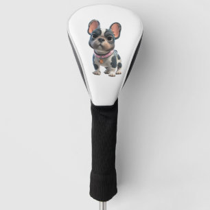 Couvre-club De Golf Bouledogue français
