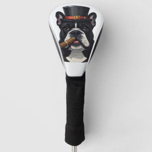 Couvre-club De Golf Bouledogue français French Bulldog cigare