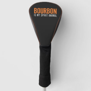Couvre-club De Golf Bourbon est mon esprit animal Vintage Amérique