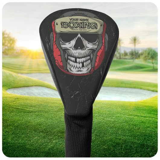 Couvre-club De Golf Boxer Fight Club Skeleton Boxer Gym