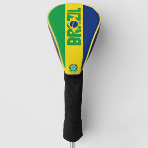 Couvre-club De Golf Brésil Drapeau magnifique patriotique