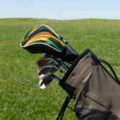 Couvre-club De Golf Brésil drapeau texture soie (In Situ)