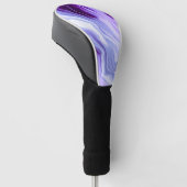 Couvre-club De Golf Bright purple marbling (Incliné)