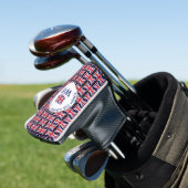 Couvre-club De Golf BRITANNIQUE Union Jack UK MONOGRAM Putter (In Situ)