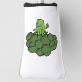 Couvre-club De Golf Brocoli vert (Tourné à 90°)