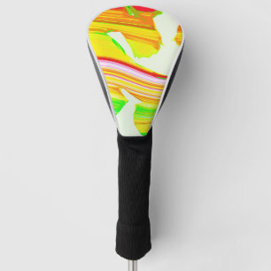 Couvre-club De Golf Brosse arc-en-ciel