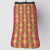 Couvre-club De Golf Brown orange (Tourné à 90°)