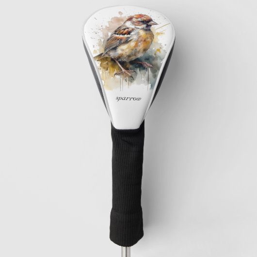 Couvre-club De Golf Bruant rustique, personnalisé (Devant)