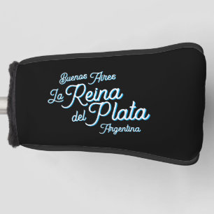 Couvre-club De Golf Buenos Aires "La Reina del Plata" typographie Art 