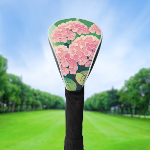 Couvre-club De Golf Buisson d'hortensia rose