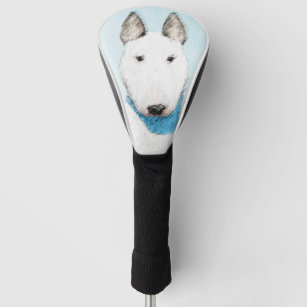Couvre-club De Golf Bull Terrier Peinture - Cute Original Dog Art