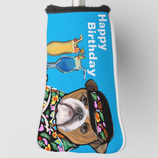 Couvre-club De Golf Bulldog (Tourné à 90°)