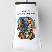 Couvre-club De Golf Bulldog-Lover Putter   (Tourné à 90°)