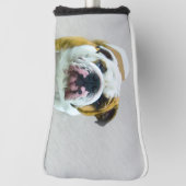 Couvre-club De Golf Bulldog Painting - Cute Original Dog Art (Tourné à 90°)