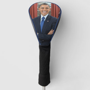 Couvre-club De Golf Bureau ovale officiel Portrait Président Obama