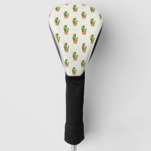 Couvre-club De Golf Cactus et motif de point succulent de Polk