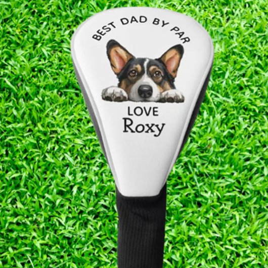 Couvre-club De Golf Cadeau Black Corgi Puppy