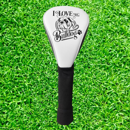 Couvre-club De Golf Cadeau Bulldog