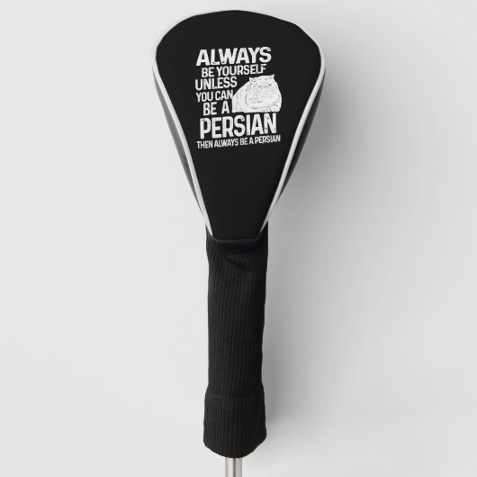 Couvre-club De Golf Cadeau de chat perse (Devant)