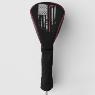 Couvre-club De Golf Cadeau de club de golf de drapeau américain vintag