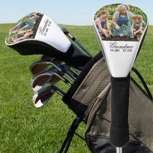 Couvre-club De Golf Cadeau personnalisé écriture élégante date de créa