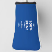 Couvre-club De Golf CADEAU POUR GRANDPA Nom Chic Script Classic (Tourné à 90°)