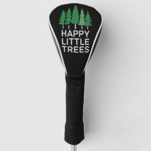 Couvre-club De Golf Cadeaux de camping d'arbres peu drôles heureux