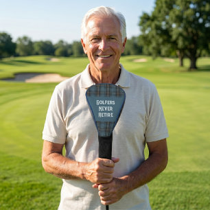 Couvre-club De Golf Cadeaux de retraite personnalisés pour Papa avec c