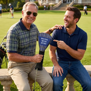 Couvre-club De Golf Cadeaux de retraite personnalisés pour Papa avec d