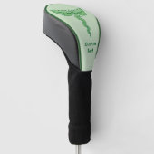 Couvre-club De Golf Caducée avec feuilles (Incliné)