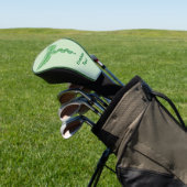 Couvre-club De Golf Caducée avec feuilles (In Situ)
