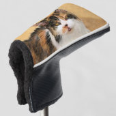 Couvre-club De Golf Calico Cat Painting - Cute Original Cat Art (Devant 3/4)