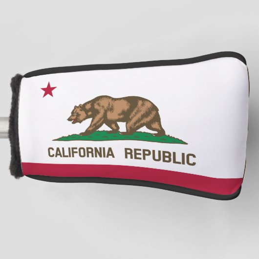 Couvre-club De Golf California State Flag Golf Head Cover (Devant)