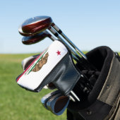 Couvre-club De Golf California State Flag Golf Head Cover (In Situ)