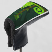 Couvre-club De Golf Caméléon vert mignon (Devant 3/4)