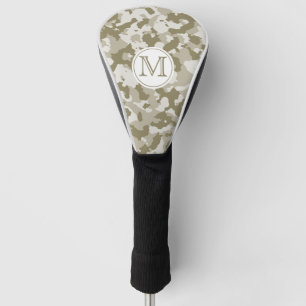 Couvre-club De Golf Camo vert   Camouflage Motif Monogramme   