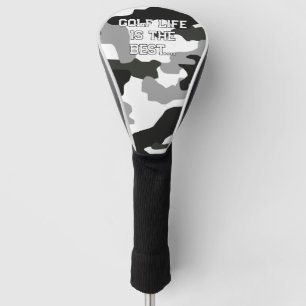 Couvre-club De Golf Camouflage gris urbain no 15 imprimé